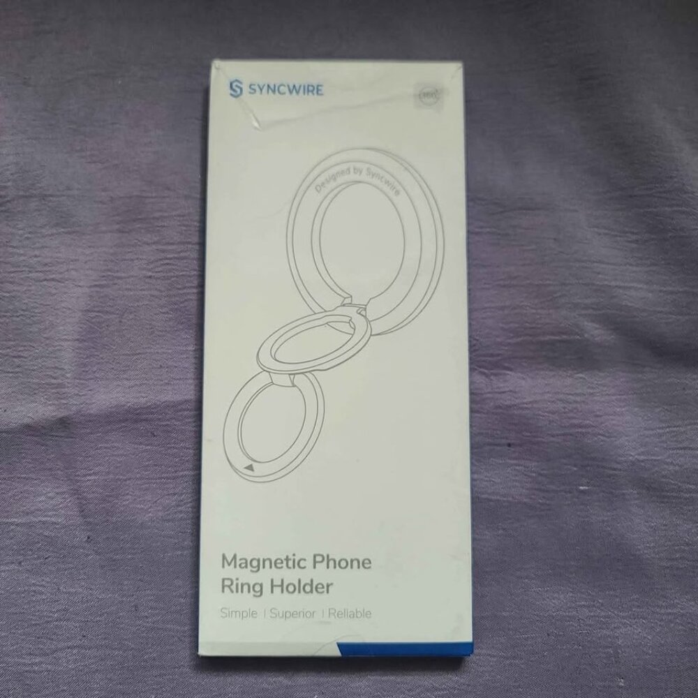 Syncwire Magnetic Phone Ring Holder, Portable Ring Holder for MagSafe, Magnetic